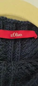 Vorschaubild 4 von Damen Pullunder Strickweste Gr. 34/XS Modern Blau Wolle