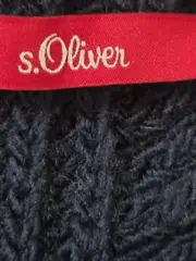 Vorschaubild 5 von Damen Pullunder Strickweste Gr. 34/XS Modern Blau Wolle