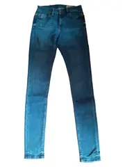 Vorschaubild 2 von EDC Jeans Damen Slim Fit Blau W26 Stretch Cut-Outs Freizeit
