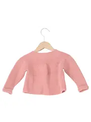 Vorschaubild 2 von Kinder Strickjacke Gr. 68 Rosa Klassisch Casual