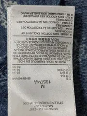 Vorschaubild 4 von Damen Blusenkleid Gr. 38/M Blau Baumwolle Bohemian Vintage