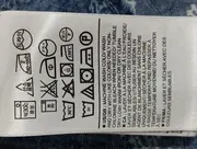 Vorschaubild 5 von Damen Blusenkleid Gr. 38/M Blau Baumwolle Bohemian Vintage