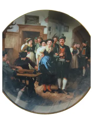 LILIEN PORZELLAN Sammelteller