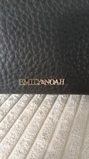 Vorschaubild 3 von Handtasche Damen Schwarz Leder Henkeltasche Bowlingtasche