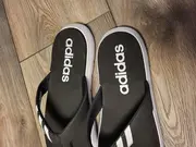 Vorschaubild 2 von Zehentrenner Herren Gr. 43 Schwarz Sportlich Badeschuhe Sandalen