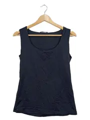 Vorschaubild 1 von Damen Trägertop Tanktop Unterhemd Schwarz Basic Gr. L