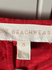 Vorschaubild 4 von Damen Sommerkleid Rot Gr. 36/S Casual Maxikleid mit Knöpfen
