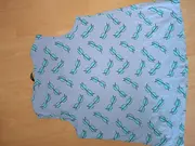 Vorschaubild 2 von Damen Top Shirt Brillenmuster Blau Gr. 46-48