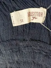 Vorschaubild 3 von Damen Bluse 34/XS Blau Carmen-Stil Stickerei Blumenmuster