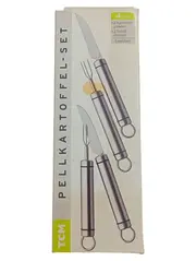 Vorschaubild 2 von TCM Schäler Edelstahl Silber 4-teilig Kartoffelset