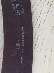 Vorschaubild 6 von Damen Ledergürtel Lila Gr. 90 Echtleder Floral Casual