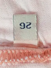 Vorschaubild 4 von Damen Latzhose Shorts W26 Rosa Casual Baumwolle Overall Jeans