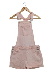 Vorschaubild 1 von Damen Latzhose Shorts W26 Rosa Casual Baumwolle Overall Jeans