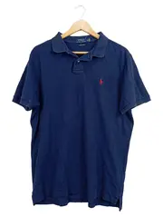 Vorschaubild 1 von Herren Poloshirt XL Blau Casual Baumwolle