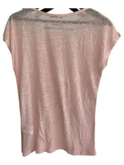 Vorschaubild 2 von EDC T-Shirt Damen Rosa Sterne Pailletten Gr. 36/S Baumwolle Freizeit