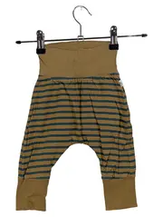 Vorschaubild 1 von Pumphose Baby Gr. 62 gestreift Beige Grün Baumwolle