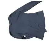 Vorschaubild 2 von Damen Langarmshirt Basic Gr. 34/XS Grau Baumwolle