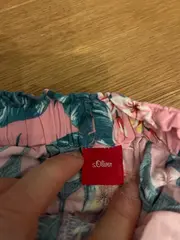 Vorschaubild 2 von Culotte Mädchen Gr. 146 Rosa Blumenmuster Stoffhose Sommer