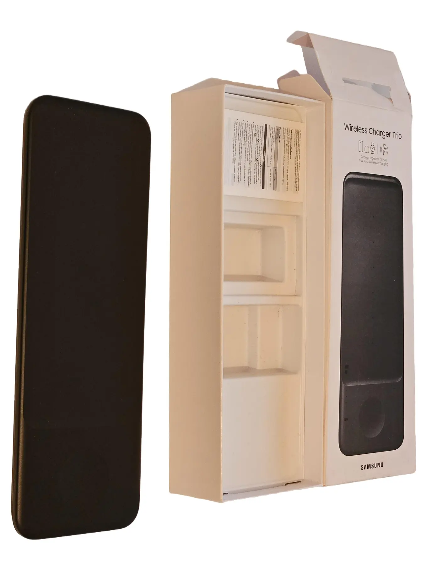 SAMSUNG EP-P6300 Wireless Charger Trio Ladestation Kabellos Schwarz