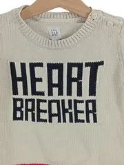 Vorschaubild 4 von Baby Kinder Pullover Heart Breaker Strickpullover Gr. 104 Beige