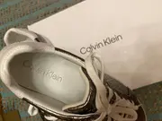 Vorschaubild 3 von Damen Sneaker low Silber Gr. 39 Modern Logo-Print Freizeit