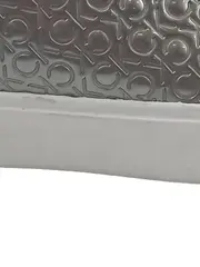 Vorschaubild 5 von Damen Sneaker low Silber Gr. 39 Modern Logo-Print Freizeit