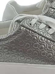 Vorschaubild 2 von Damen Sneaker low Silber Gr. 39 Modern Logo-Print Freizeit