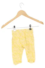 Vorschaubild 2 von OBAïBI Kinder Stoffhose Gelb Blumenmuster Gr. 68 Casual Baby Hose