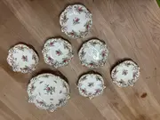 Vorschaubild 4 von Dekoschale Porzellan Weiß Rosen Klassisch Festlich 16x14cm