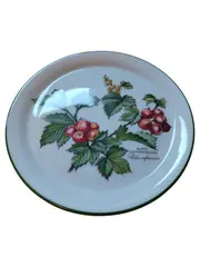 Vorschaubild 1 von Kuchenteller Alpen Johannisbeere Mehrfarbig Porzellan Klassisch