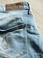 Vorschaubild 3 von Slim Fit Jeans Damen Blau W26 L30 Baumwolle Casual Hose