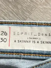 Vorschaubild 7 von Slim Fit Jeans Damen Blau W26 L30 Baumwolle Casual Hose