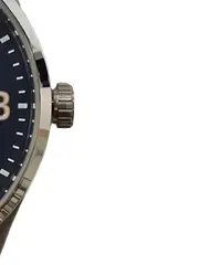 Vorschaubild 6 von Herren Armbanduhr Business Leder Edelstahl Blau