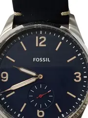 Vorschaubild 4 von Herren Armbanduhr Business Leder Edelstahl Blau