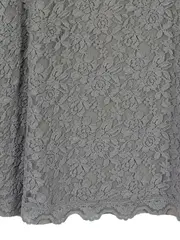 Vorschaubild 4 von Damen Bluse Spitze Langarm Grau Gr. 40/L Elegant