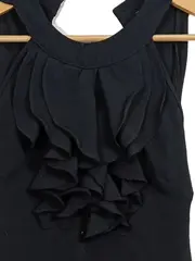 Vorschaubild 2 von Damen Abendkleid Schwarz Gr. 38 Elegant Rüschen