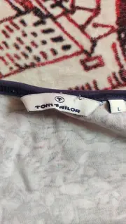 Vorschaubild 2 von Damen Tank Top Blumenmuster Blau Lila Gr. L Baumwolle