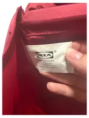 Vorschaubild 3 von Hängeregal Stoff Rot 5 Fächer Kleiderschrank Organizer 115x32cm