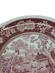 Vorschaubild 3 von Rusticana Wandteller Rot Porzellan Landschaft 20cm