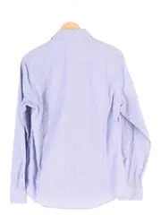Vorschaubild 2 von Business Hemd Herren Blau Gr. 50/L Elegant Langarm Baumwolle
