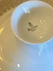 Vorschaubild 2 von Kaffeeservice 3-tlg Porzellan Gold Dekor Tasse Untertasse Teller