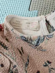 Vorschaubild 4 von Baby Girl Kleid Gr. 86 Rosa Blumenmuster Langarm Freizeitkleid