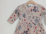 Vorschaubild 2 von Baby Girl Kleid Gr. 86 Rosa Blumenmuster Langarm Freizeitkleid