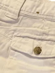 Vorschaubild 3 von Damen Shorts Hotpants Kurze Hose W27 S 36 Weiß Baumwolle Sommer Casual