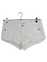 Vorschaubild 1 von Damen Shorts Hotpants Kurze Hose W27 S 36 Weiß Baumwolle Sommer Casual