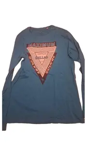 Vorschaubild 1 von Kinder Pullover Langarmshirt Blau Gr. 164 Dallas City Print