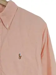 Vorschaubild 4 von Herren Business Hemd Gr. S Orange Baumwolle Langarm