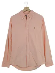 Vorschaubild 1 von Herren Business Hemd Gr. S Orange Baumwolle Langarm