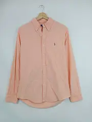 Vorschaubild 3 von Herren Business Hemd Gr. S Orange Baumwolle Langarm