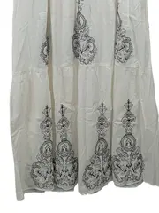 Vorschaubild 5 von Damen Sommerkleid Bohemian Stickerei Weiß Größe 40/L